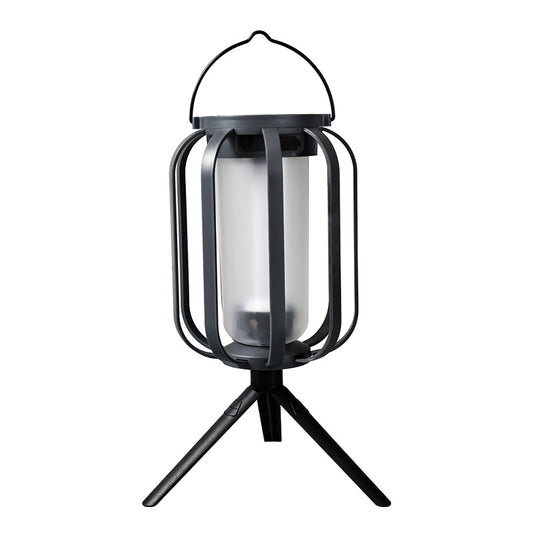 Solar Flame Camping Lantern - Outdoor Decorative Hanging Light with Tripod