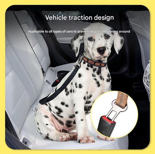 Grey Shock Absorbing Dog Leash with Reflective Stitching - 135cm for Small to Large Dogs