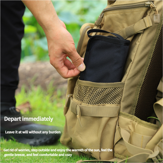 Outdoor Ultralight Folding Camping Chair - Brown