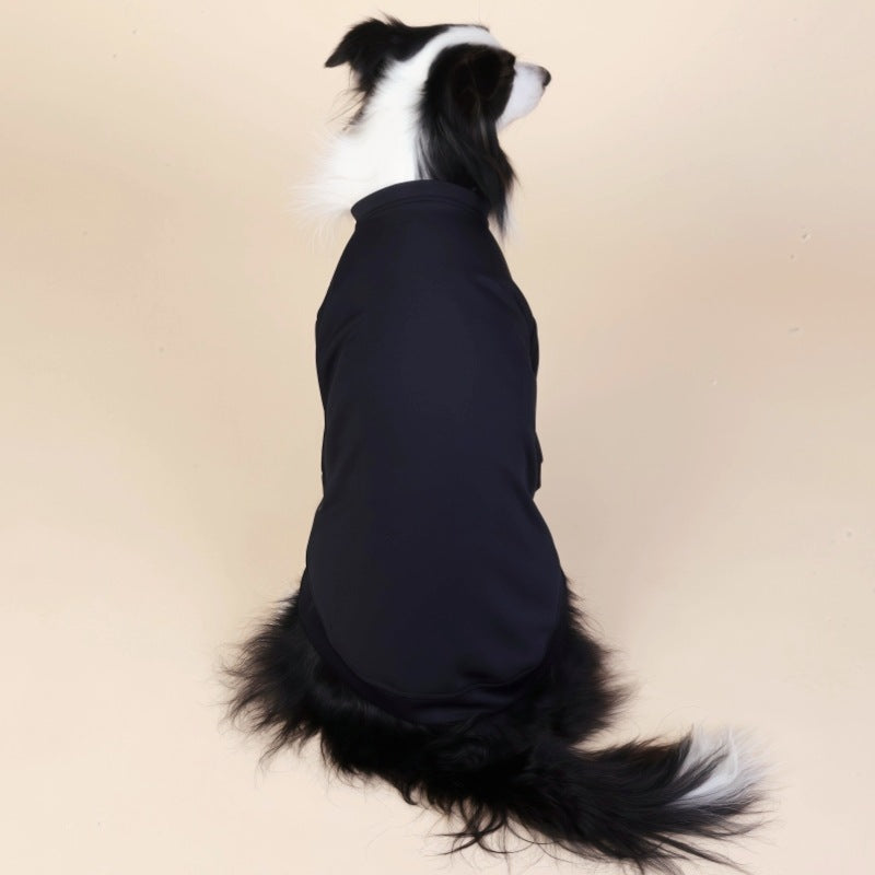 Black Classic Dog Sweatshirt with Hood & Drawstrings - For Large Dogs (Size : 9XL)