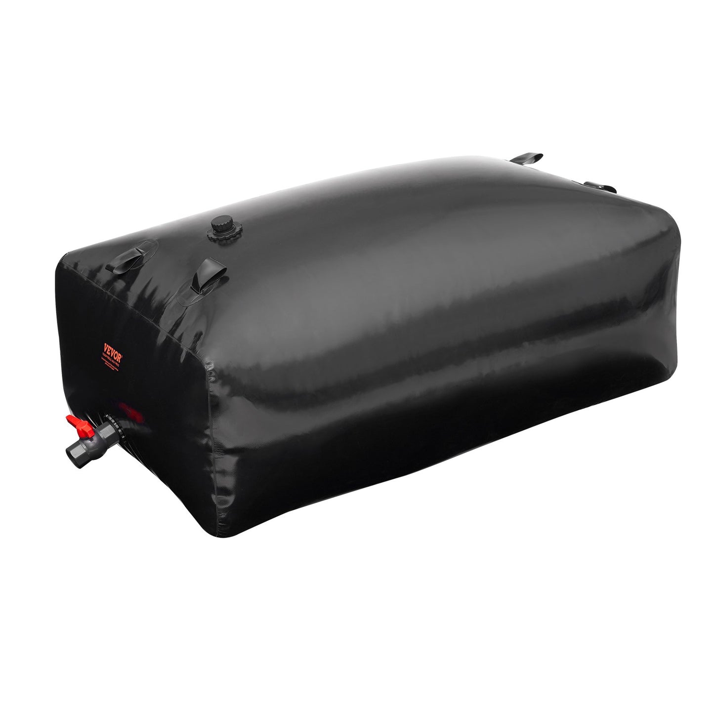 VEVOR Portable Water Storage Bladder 540L PVC Collapsible Water Tank Black