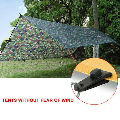 10Pcs Heavy-Duty Awning Tarp Tent Clips for Camping Survival