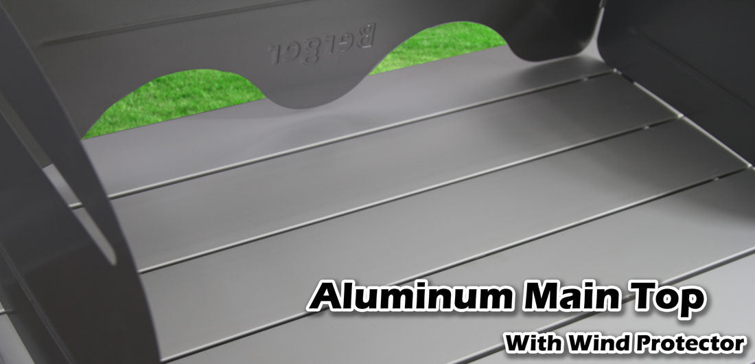 Deluxe Aluminium Foldable Camping Kitchen Picnic Cupboard Bench Table Windshield