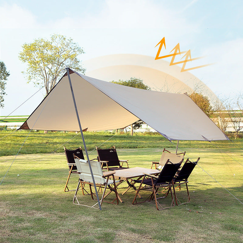 520*430 cm Naturehike Cloud Up 2-3 Person Backpacking Tent Tarp - Waterproof, UV Protection, Sunshade Canopy Shelter for Camping, Hiking, Picnic