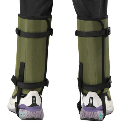 Outdoor Anti-Snake Bite Leg Guards - Hiking Camping Knee Protectors, Snow Shoe Covers, Leg Sleeves, Black