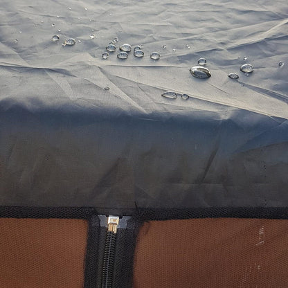 Portable Outdoor Chair Cover with Mosquito Net & Sun Canopy - UV & Water-Resistant Shelter for Camping & Fishing(black 205*125*205CM)(not including stand)