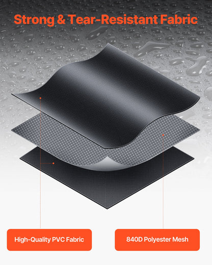 Car Rooftop Cargo Carrier Bag 21 Cubic Feet Roof Cargo Carrier 840D PVC